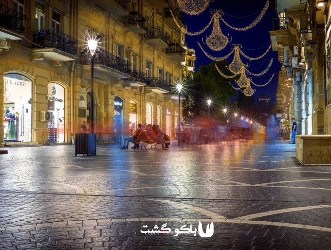 سفر به باکو در تابستان 96 - شب های باکو