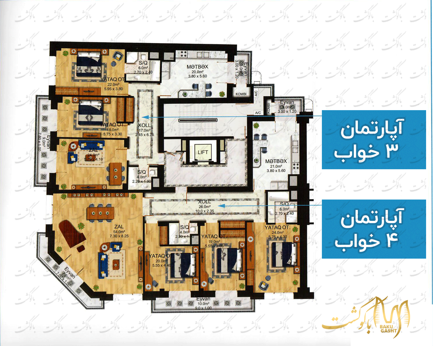 اخذ اقامت خرید ملک و آپارتمان در باکو آذربایجان