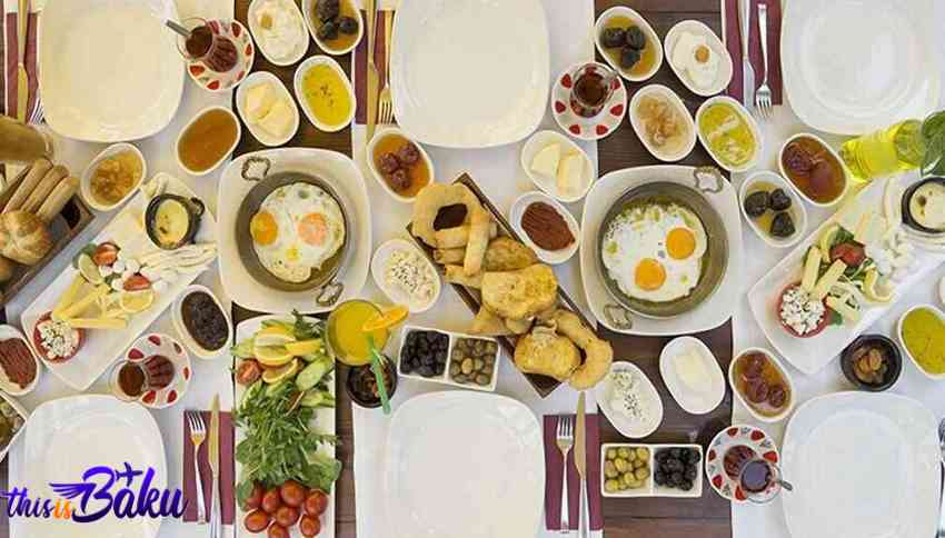 صبحانه محلی باکو، رزرو هتل باکو، ویزای باکو آذربایجان